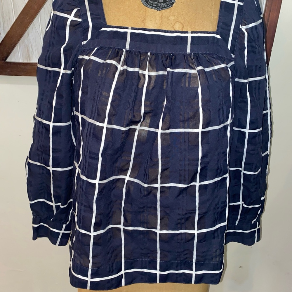 J.Crew peasant top